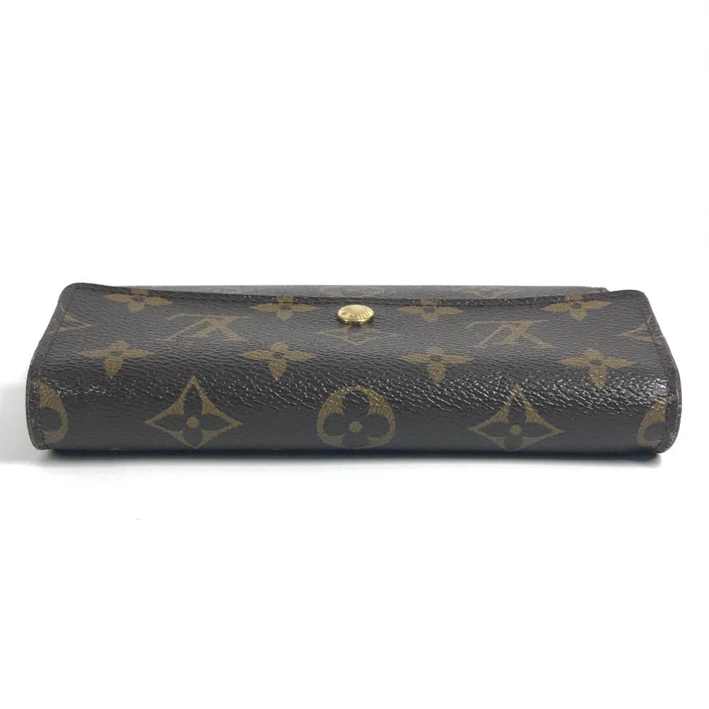 Louis Vuitton M61202 Monogram Porte TresorEtui Papie Long Wallet Trifold Wallet