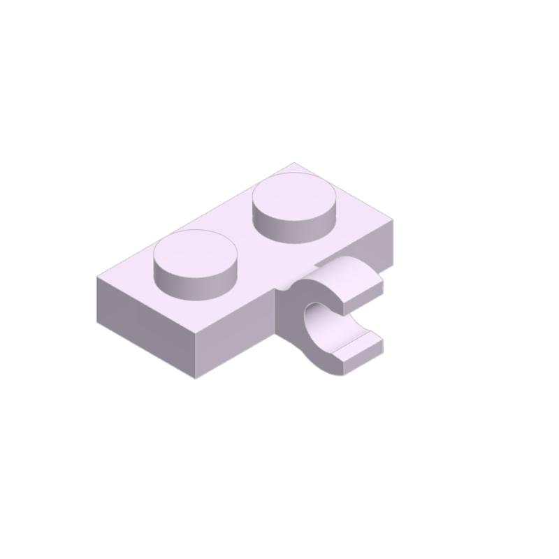 10PCS 11476 Plate 1x2 with Clip Building Blocks MOC Technical Compatible with Brick Children Toys Gift Box