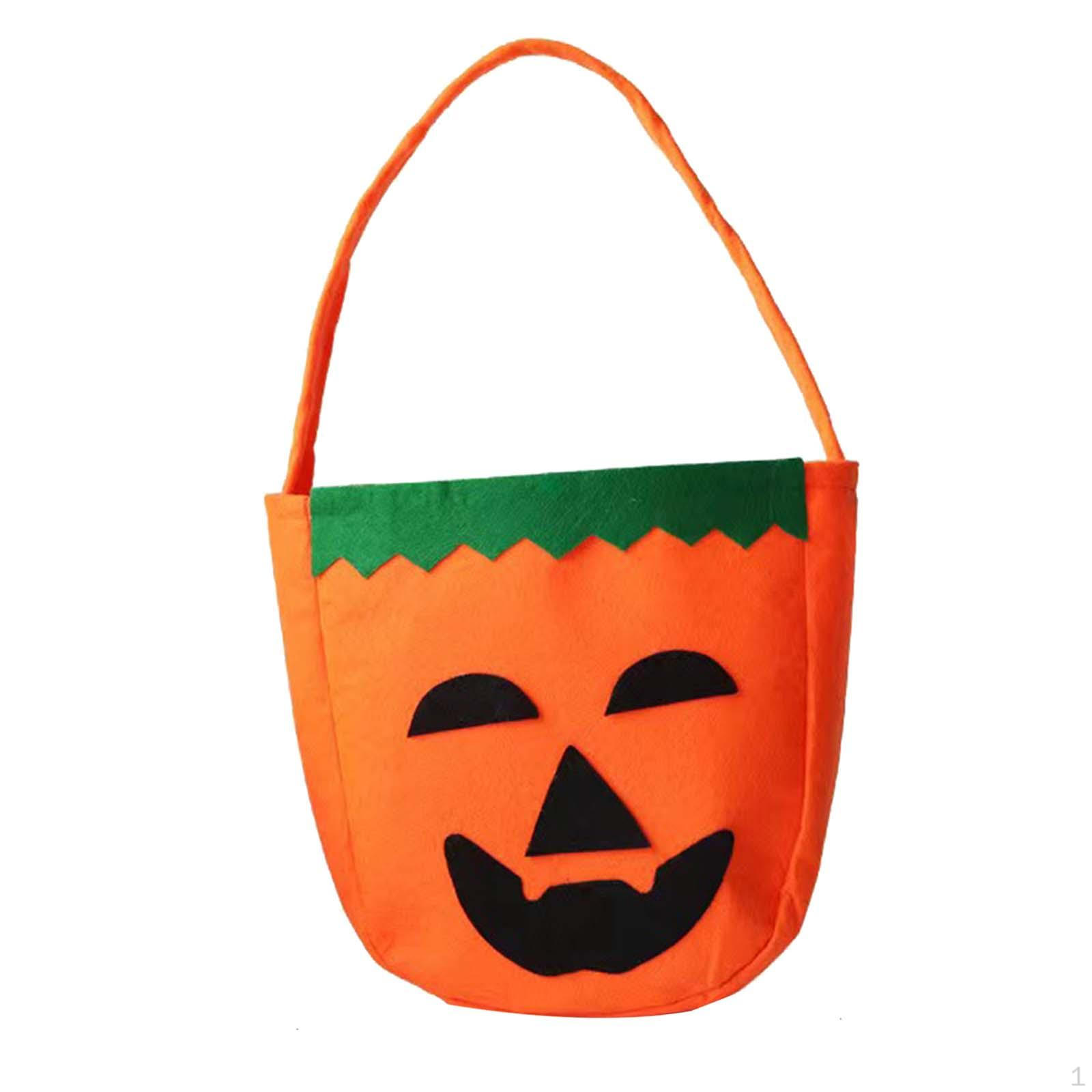 

Halloween Pumpkin Bag Candy Tote Handbag Shoulder for Party Gifts B