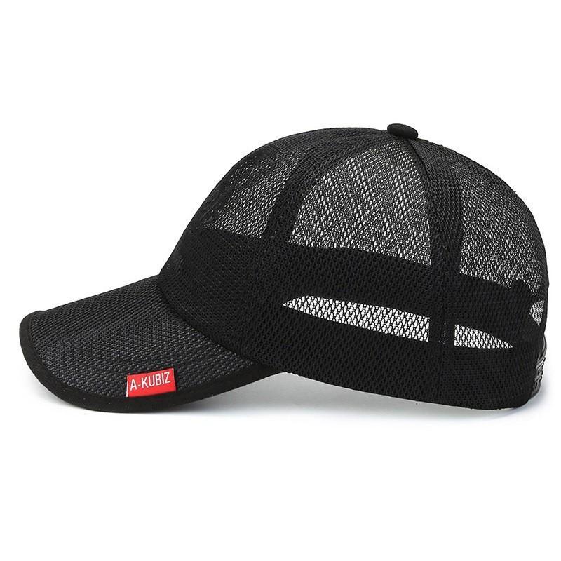Letter Embroidered Mesh Breathable Baseball Cap Unisex Summer Meshes Peaked Cap Outdoor Leisure Sun Protection Mesh Sun Hat