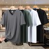 Herren Sommer Neu Große Größen Freizeit Sport Kurzarm T-Shirt Große Größen Lockerer Schnitt Herren Oberteile