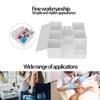 Eyelashes Extension Tool Storage Box Makeup Beauty Nail Art Tool Case Organizer (White)
