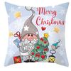 New Christmas Dwarf Pillow Cover Christmas Cute Dwarf Peach Skin Cushion Cover