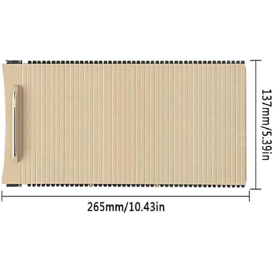 Car Center Console Roller Blind Cup Holder Cover for Buick Lacrosse 2010 2011 2012 2013 Beige 9067269