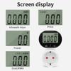 Digital Energy Meter Wattmeter Power Meter EU Plug 45°Rotating Watt Display Electric Meter Voltmeter Energy Cost Meter Socket