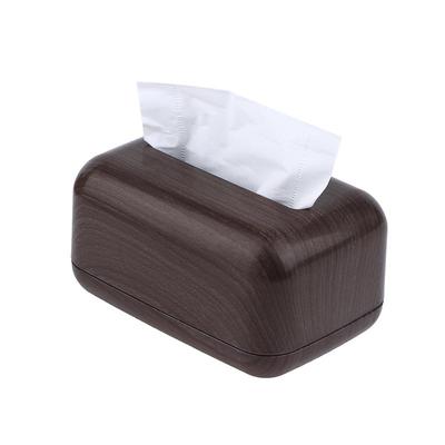 1 Stück Retro Imitation Holz Taschentuchbox Wohnzimmer Papierbox Tisch Schreibtisch Aufbewahrung Badezimmer Heimdekoration Taschentuchbox