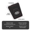 Suede Car Sun Visor Glasses Clip Sunglasses Card Storage Box Accessories For KIA Cerato Proceed Venga Stonic Picanto Sorento