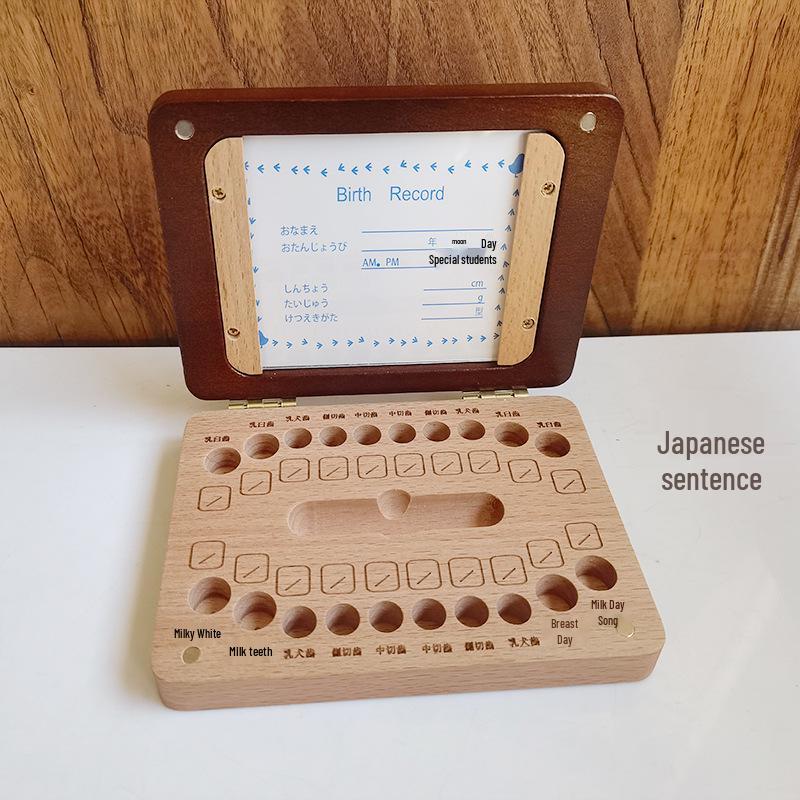 Children's Keepsake Box for Baby Teeth and Lanugo