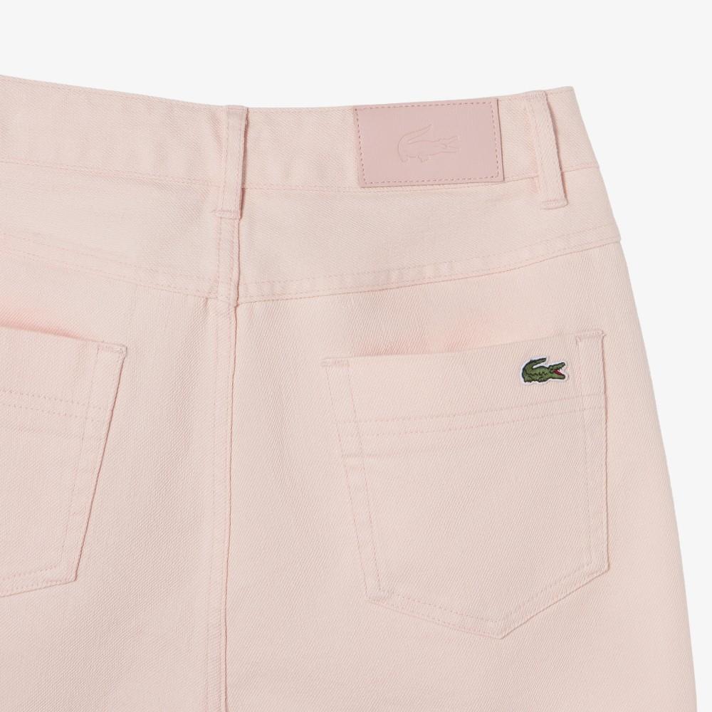 Lacoste Women's Semi-Wide Denim Pants HF816E-56GADY