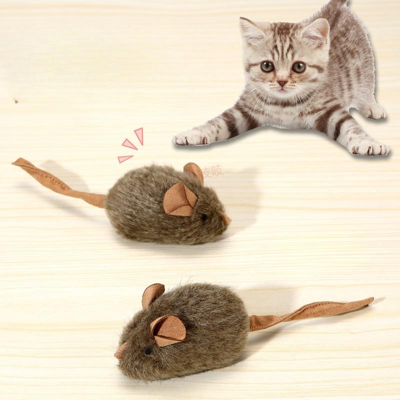 Cat Toy Simulation: Chirping Mouse Intelligent Sensing and Sound Plush Little Mouse Self-entertaining and BoringCat Toy, Pet Toy