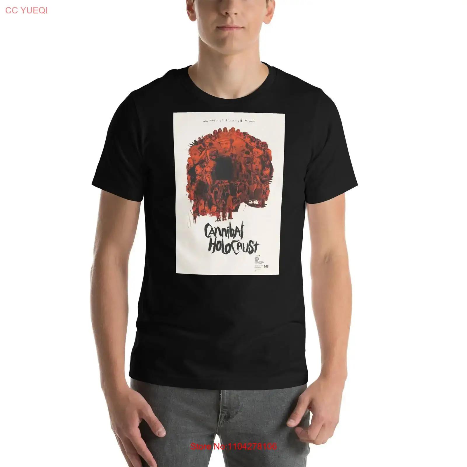 Cannibal Holocaust Horror Cult Movie T Shirt vintage Washed Casual Unisex Stretched homme Soft streetwear designer clothes S разноцветный