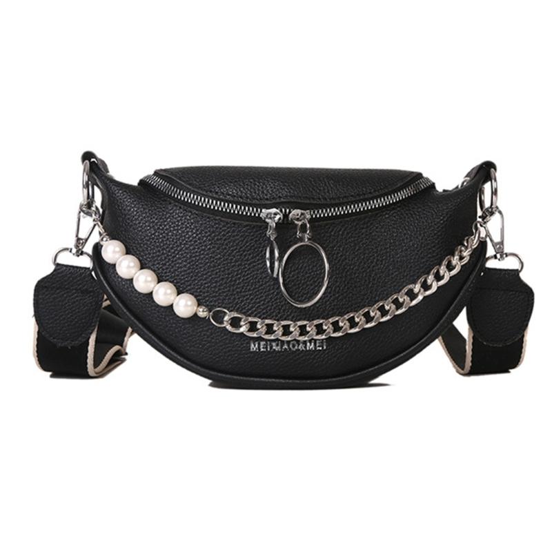 

Women PU Leather Shoulder Bag Simple Chain Crossbody Bag Korean Style Messenger Bag Fashion Mobile Phone Bag and Purse чорний