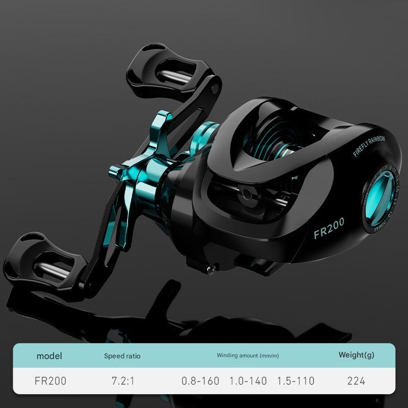 Mavllos 7.2 High Speed Ratio 8KG Strong Brake Anti-explosion Line Unloading Alarm Special Long-distance Casting Reel for Perch/horse Mouth/croaker