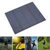 1.5W 6V Solar Panel Polysilicon PET Laminated Board Small Portable Solar Charging Panel for Home Commercial Industrial Area
