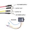 Wireless Electric Winch Remote Control Set with Manual Transmitter for Trucks and ATVs with 100 Foot Range and 12V Motor