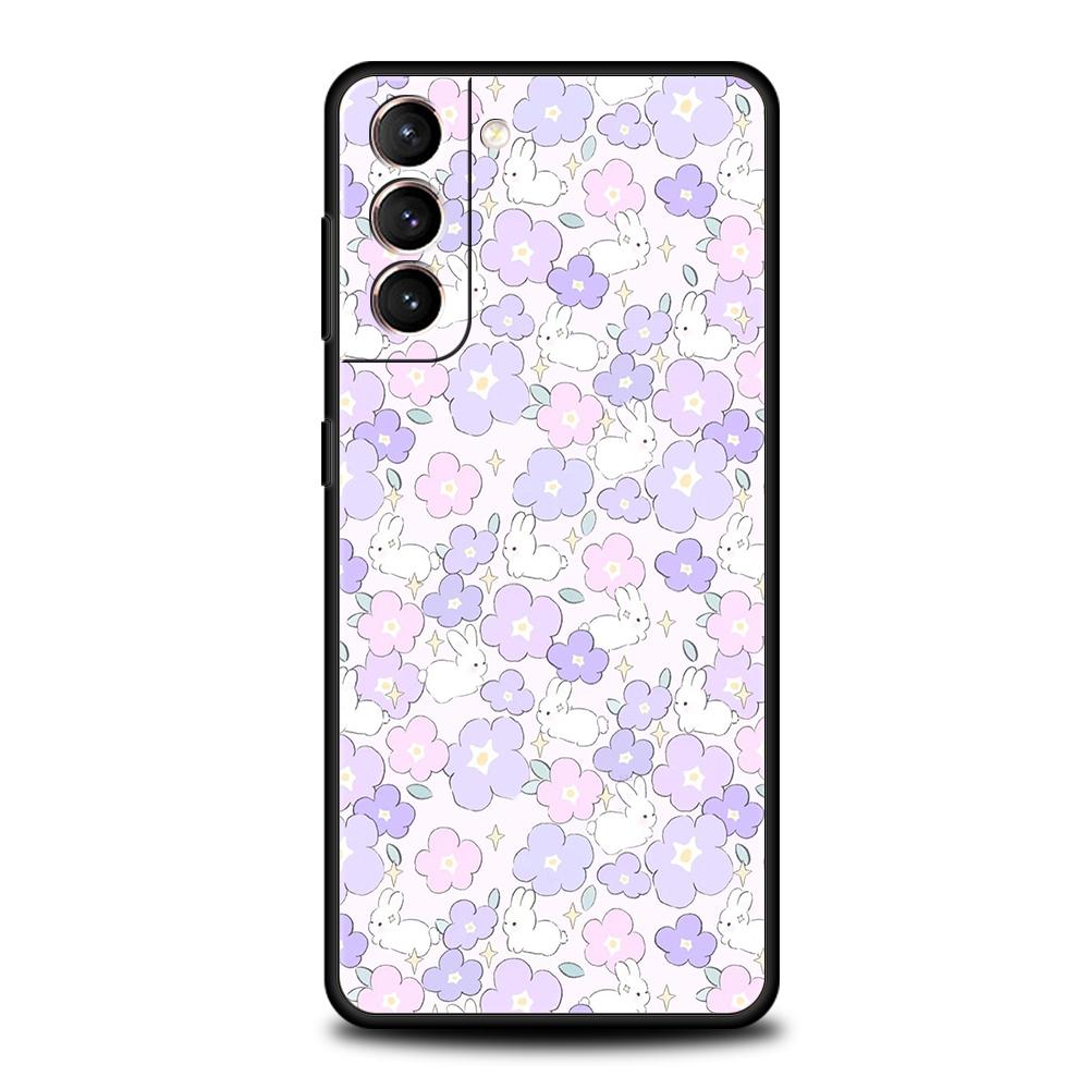Phone Case for Samsung Galaxy S25 Edge S24 S23 S22 S20 S21 FE Ultra S10 S10E Plus 5G Soft TPU Creative Adorable Cartoon Pattern