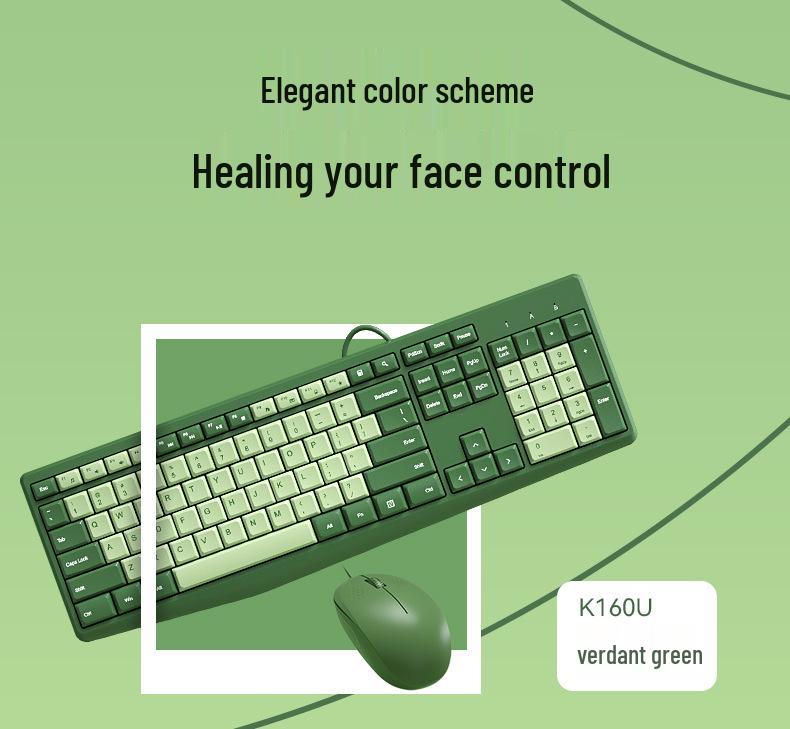 BOW Hangshi K160U Wired USB Universal Keyboard for Laptop & Desktop 