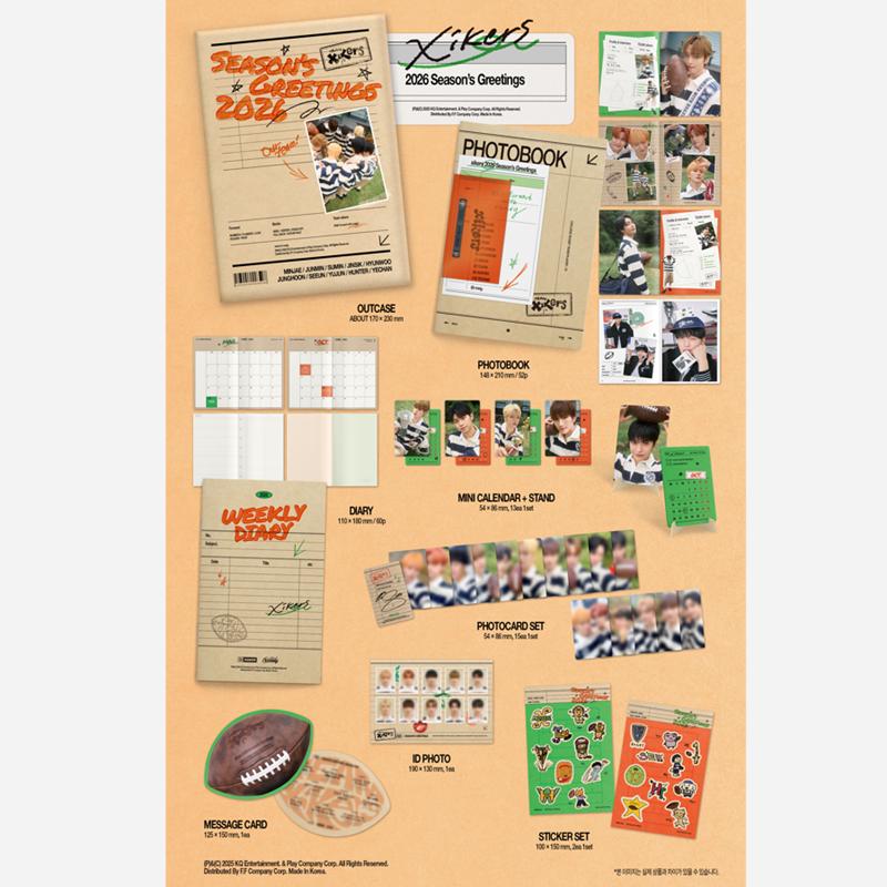 [Pre-order] xikers 2026 SEASON`S GREETINGS (Online Benefit)