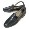 LANVIN All Leather Loafers Slip-On Shoes [25.0 / Black] Business Dress