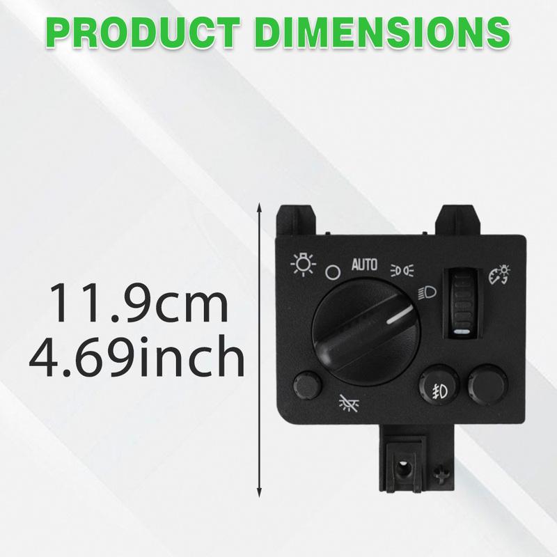 For GMC Canyon 2004-2012 for Chevy Colorado 2004-2012 Front Headlight Control Switch 73450801
