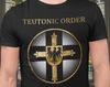 Symbol Řádu německých rytířů - Teutoňský kříž Heraldika - Středověká historie - Tričko Řádu německých rytířů