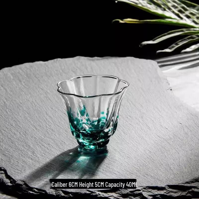 

MODX Colorful Glass Plum Blossom Sake Cup