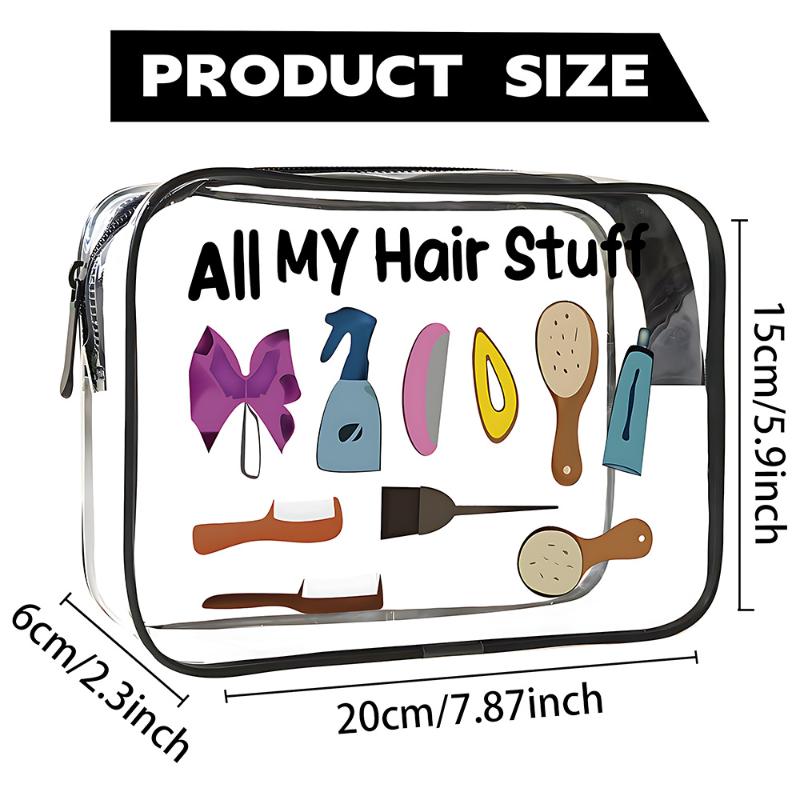 1 Stück Transparente Make-up-Tasche mit Reißverschluss Geräumiger Kosmetik-Organizer Leichte Reise-Kulturbeutel PVC-Make-up-Tasche