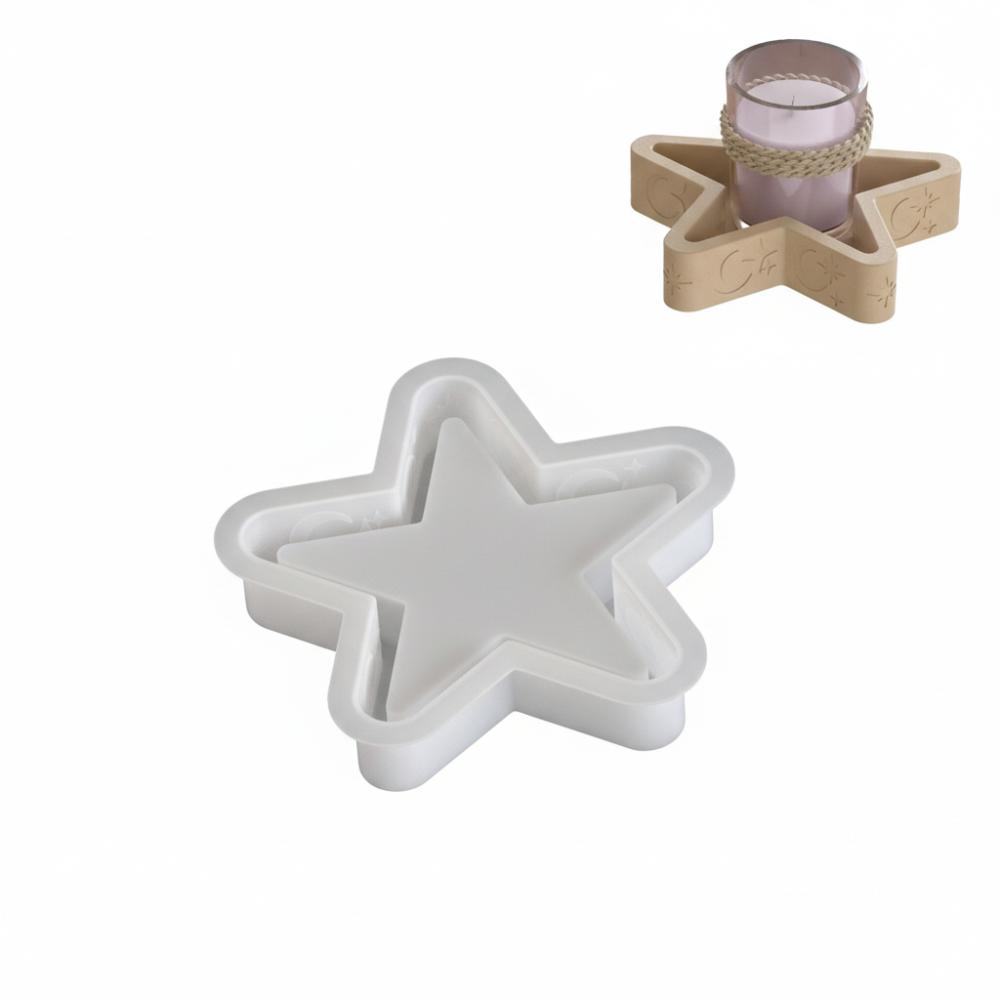 Non-Stick Candlestick Mold High Temperature Resistance Plaster Molds  Party Decoration