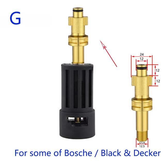 High-Pressure Car Wash Water Gun Adapter for Karcher, Bosch, Ryobi