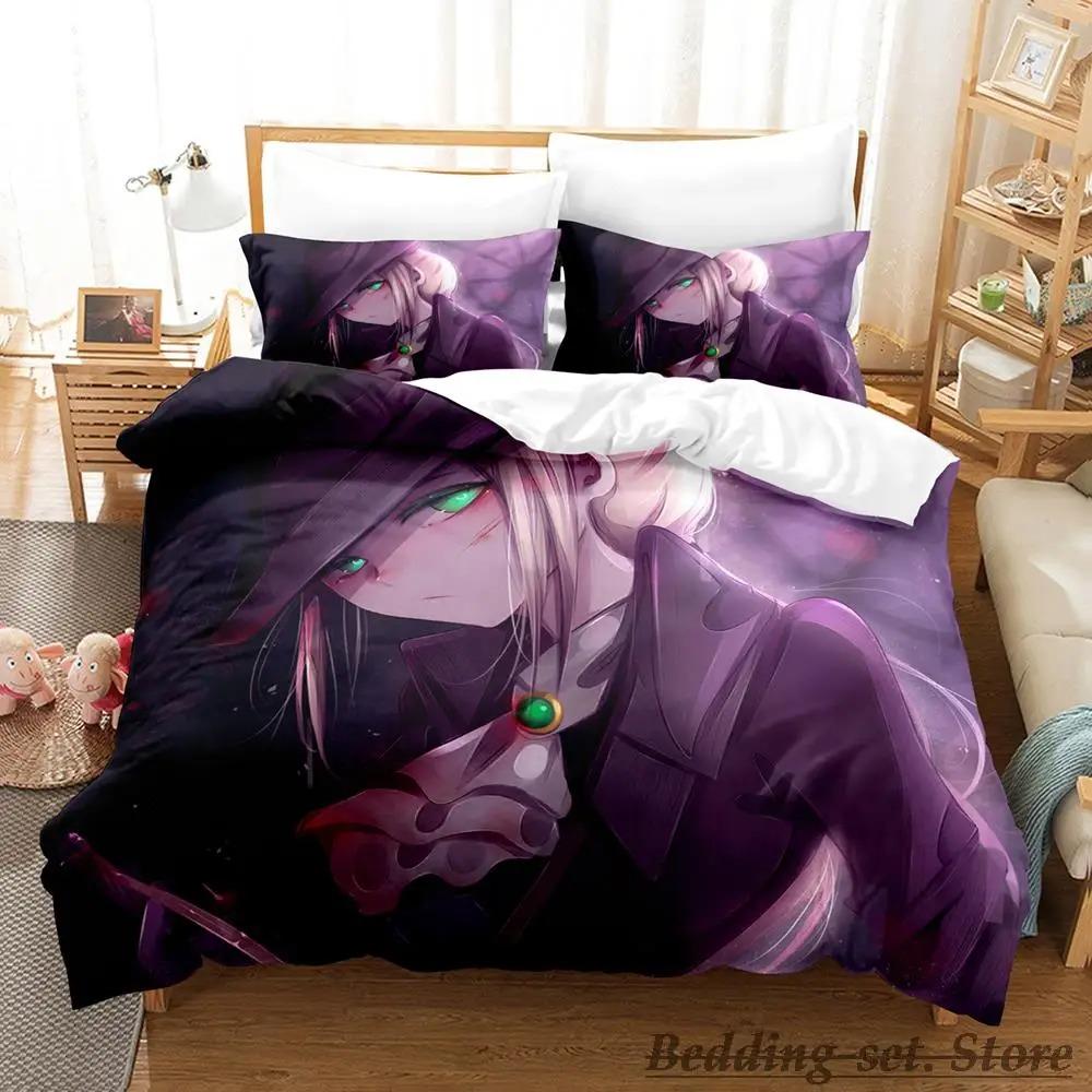 New Bloodborne Lady Bedding Set Single Twin Full Queen King Size Bed Set Adult Kid Bedroom Duvetcover Sets Anime Game