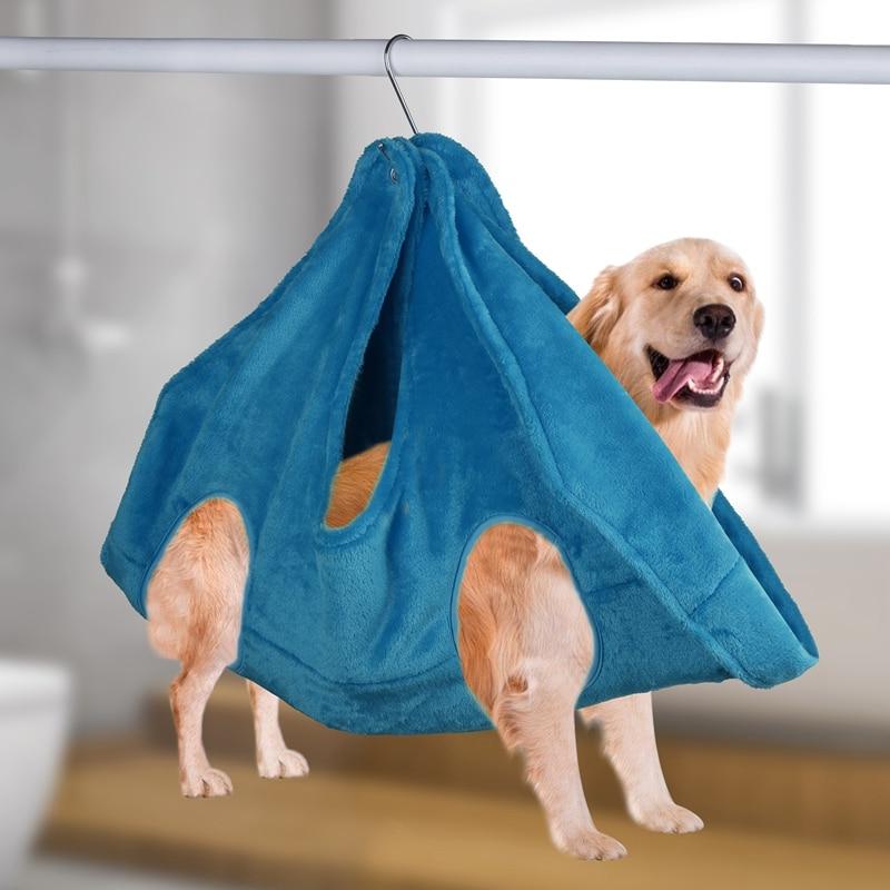 Pet Cat/Dog Grooming Hammock Helper Cat Grooming Thicken Hammocks Restraint Bag Nail Clip Trimming Bathing Bag