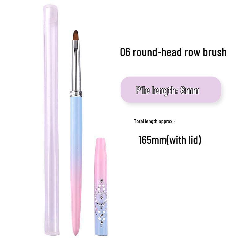 15-teiliges Nailart-Stift-Set: Linien-, Ombre-, Schnitz-, Mal- und Gelpinsel.