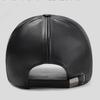 Northwood PU Leather Baseball Cap for Men Autumn Winter Outdoor Warm Baseball Hat Solid PU Faux Leather Trucker Hats