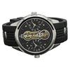Salvatore Marra Men's Quartz Dual Time Wristwatch SM18113-SSBK, Officially Imported