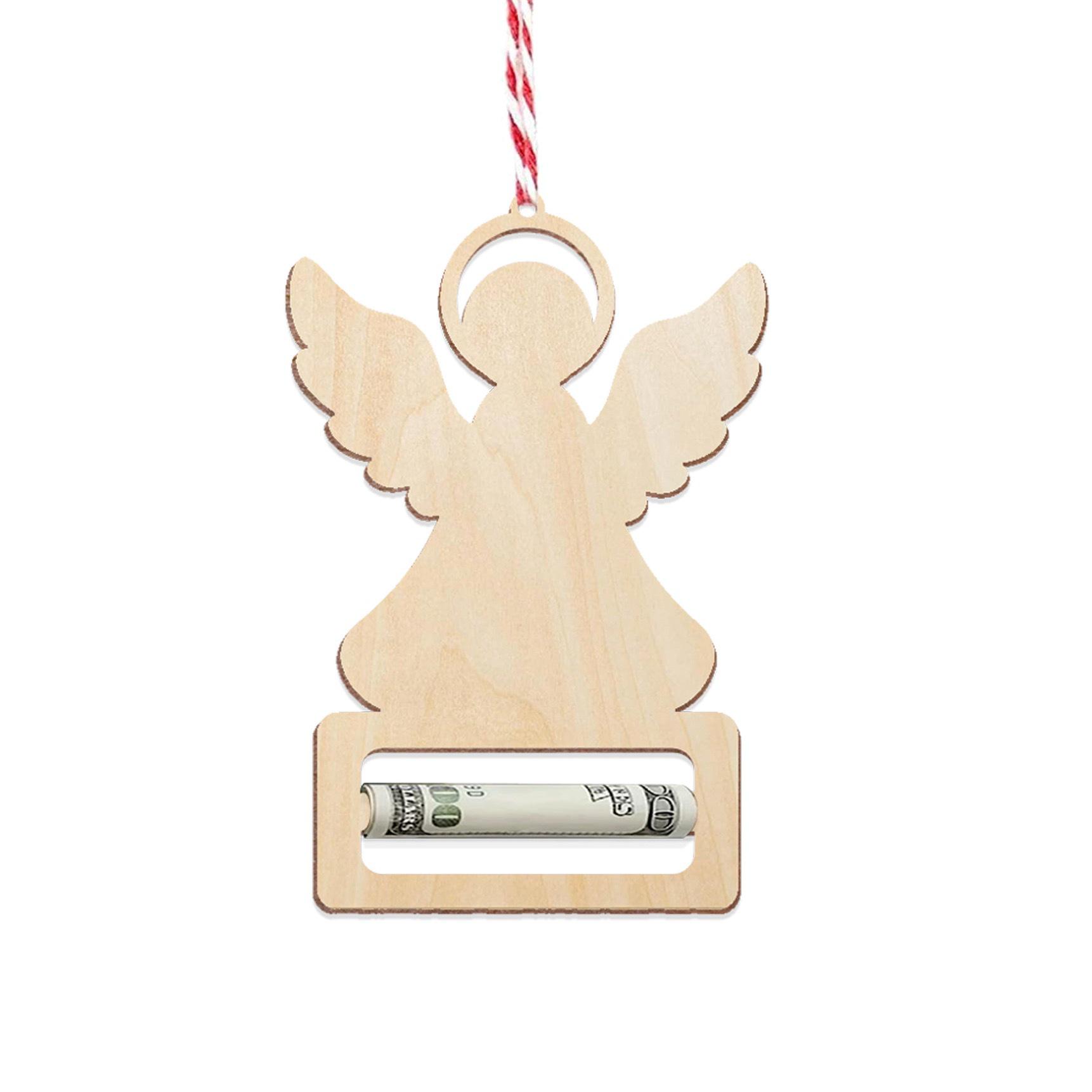 Unfinished Wooden Christmas Tree Ornament DIY Kit