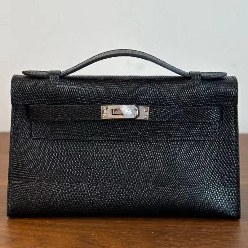 New Generation Lizard Pattern First Layer Cowhide Leather Bag Portable Shoulder Crossbody Small Square Bag Women's Bag