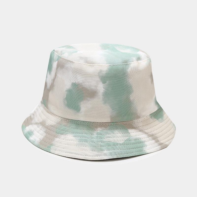 3D Printed Pattern Fisherman Hat Tie Dye Double-sided Basin Hat for Men Women Summer Outdoor Sun Protection Sunshade Hat