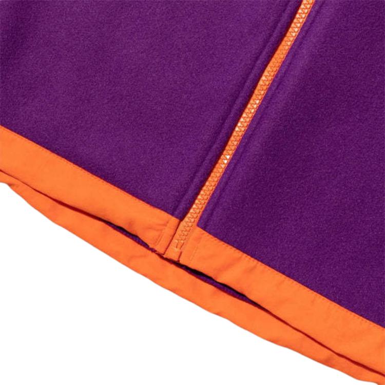 The North Face Velvet Jackets Men's Orange Red Stand Collar Moderate NF0A4QYH-1M2