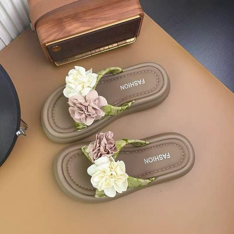 Platform Sandals Summer New Temperament Fashion One Pedal Cool Comfortable Skirt Slippers Light