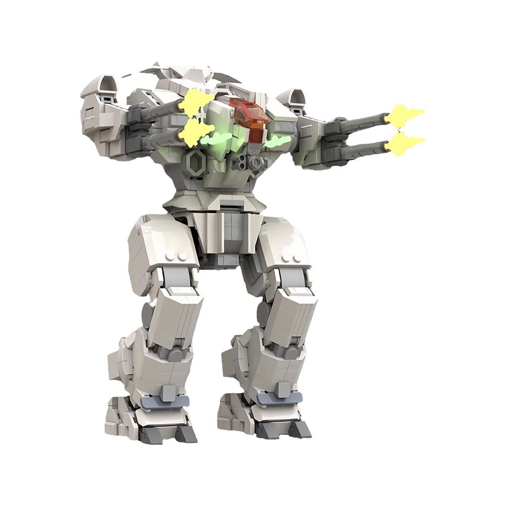 MOC Fusilier Battletech Robot Briques de Construction Robots de Guerre High-Tech Modèle Briques Robots Armés Infanterie Jouets d'Assemblage Cadeaux Enfants