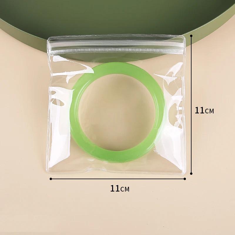 10-100pcs 0.24mm PVC Transparent Jewelry Storage Bag 4x6-15x15cm Earrings Necklaces Watches Rings Bracelets Sealed Packaging Bag