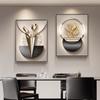 Elegant Dining Room Wall Art: High-End Decorative Painting for Dining Table Background