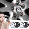 4pcs/set Waterproof Anti-scratch Wheel Hub Wheel Covers Wheel Center Hub Caps for Axela CX-3 CX-4 CX-5 CX7 CX8 SPEED CX60