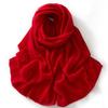 Women's 100% Pure Cashmere Hollow Knit Scarf - Solid Color & Warm
