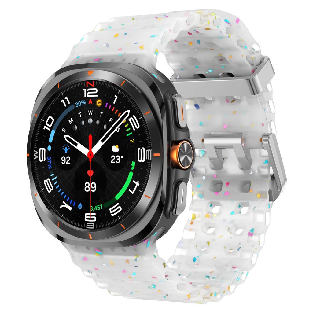 Silicone Breathable Strap For Samsung Galaxy Watch Ultra 47mm Marine Wristband Bracelet Galaxy Watch Ultra(2025) 47mm  Watchband