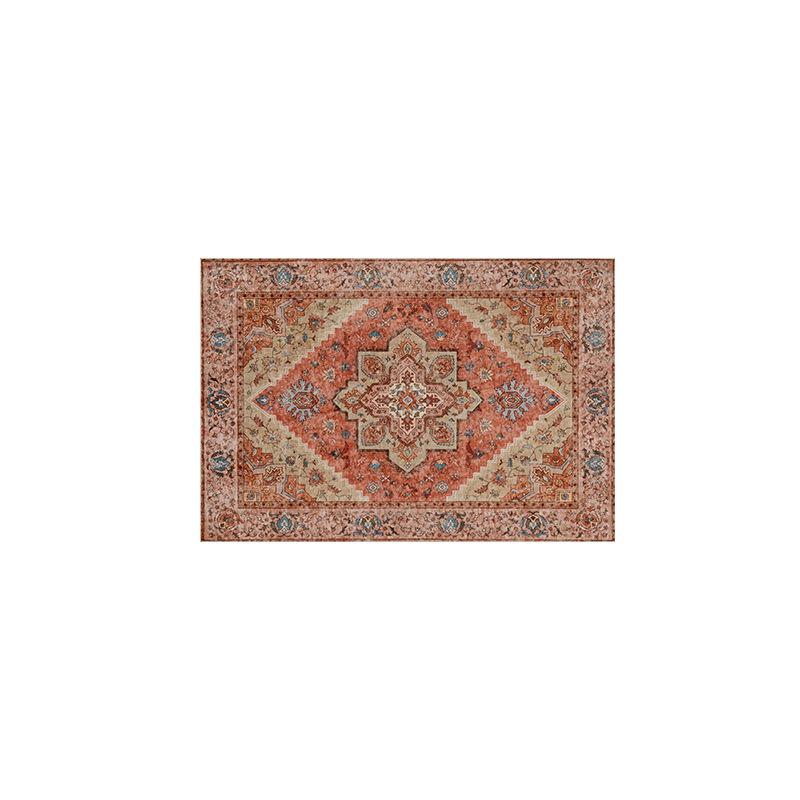 Persian Ethnic Style Living Room Carpet & Soft Home Blanket