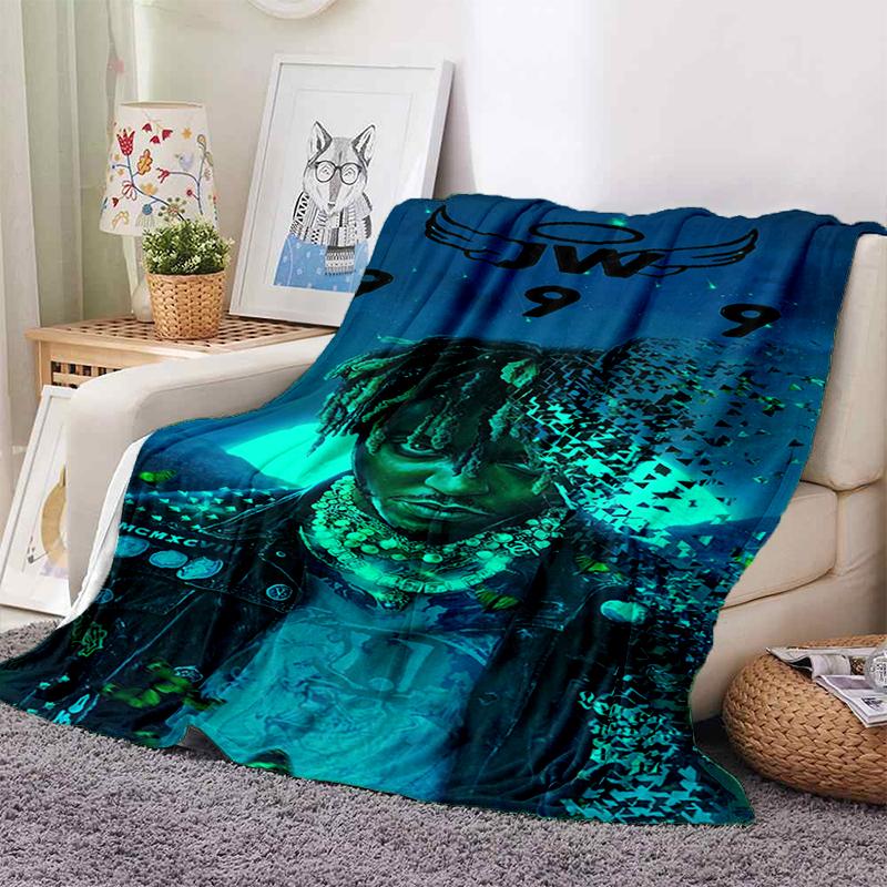 HOT Juice WRLD 999 3D Legend Rapper Star Soft Plush Blanket,Flannel Throw Blanket for Living Room Bedroom Picnic Bed Sofa Cover