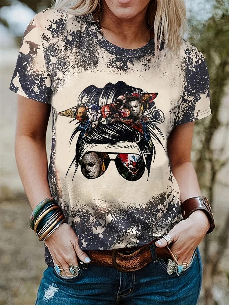 

Easter Women s Casual T-shirt Jesus Alphabet Print Women s Crew Neck Short Sleeve Top Everyday Street Fashion Women s Y2k Tops 5XL