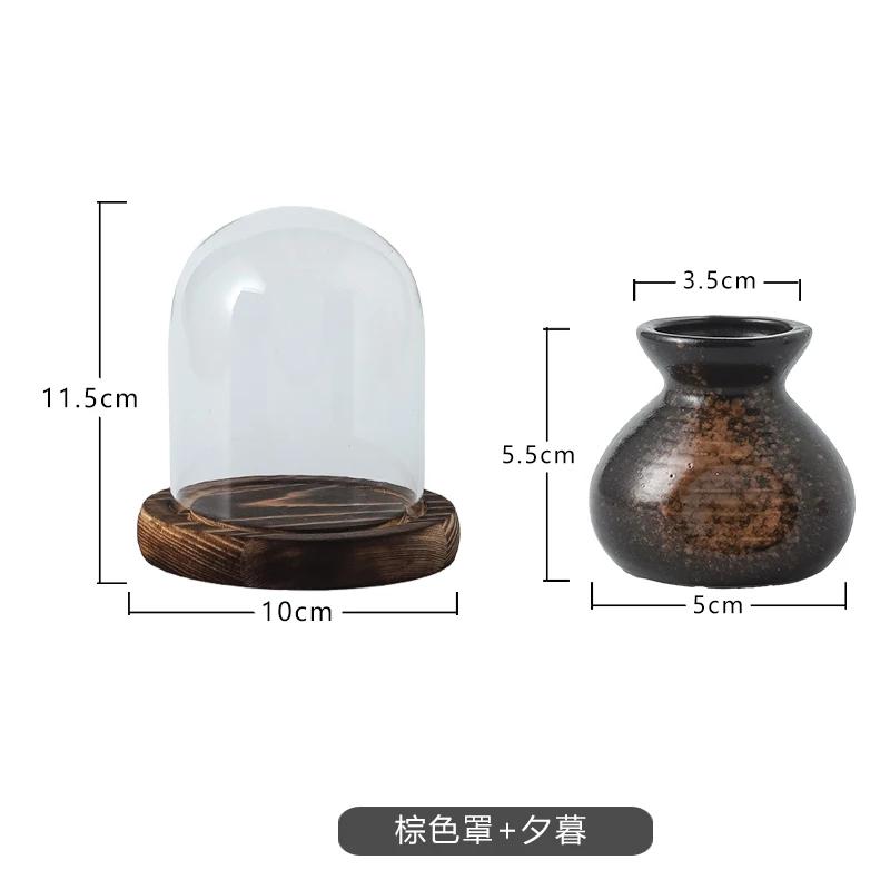 Chinese Ceramic Toothpick Jar Retro Toothpick Tube with Cover Creative Floss Cotton Swab Box Storage Box Set Home Decoration