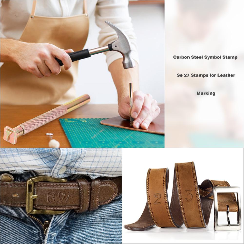 

36pcs Carbon Steel Metal Letters Numbers Stamps Mark Clearly DIY Wood Leather Copper Punching Handicraft Art Stamper Set Tools China Mainland
